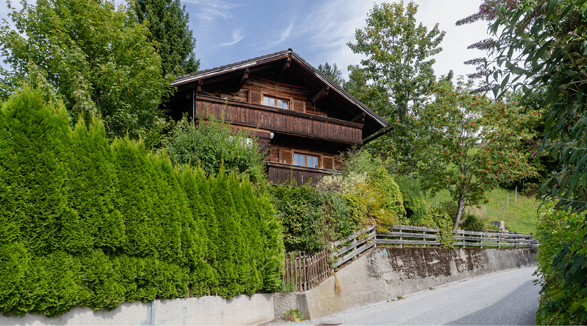 Haus von der Straßenseite