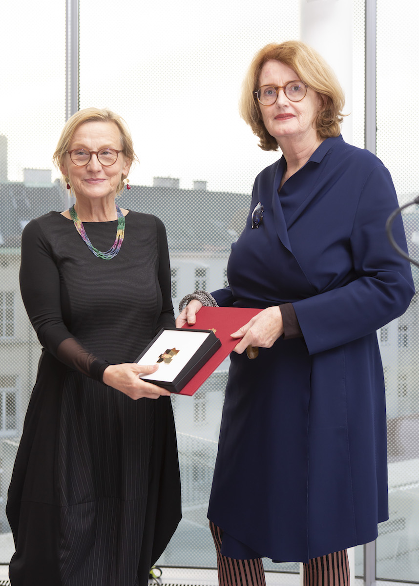 Christine Zwingl und Renate Allmayer-Beck; Foto: Bundesdenkmalamt, Bettina Neubauer-Pregl