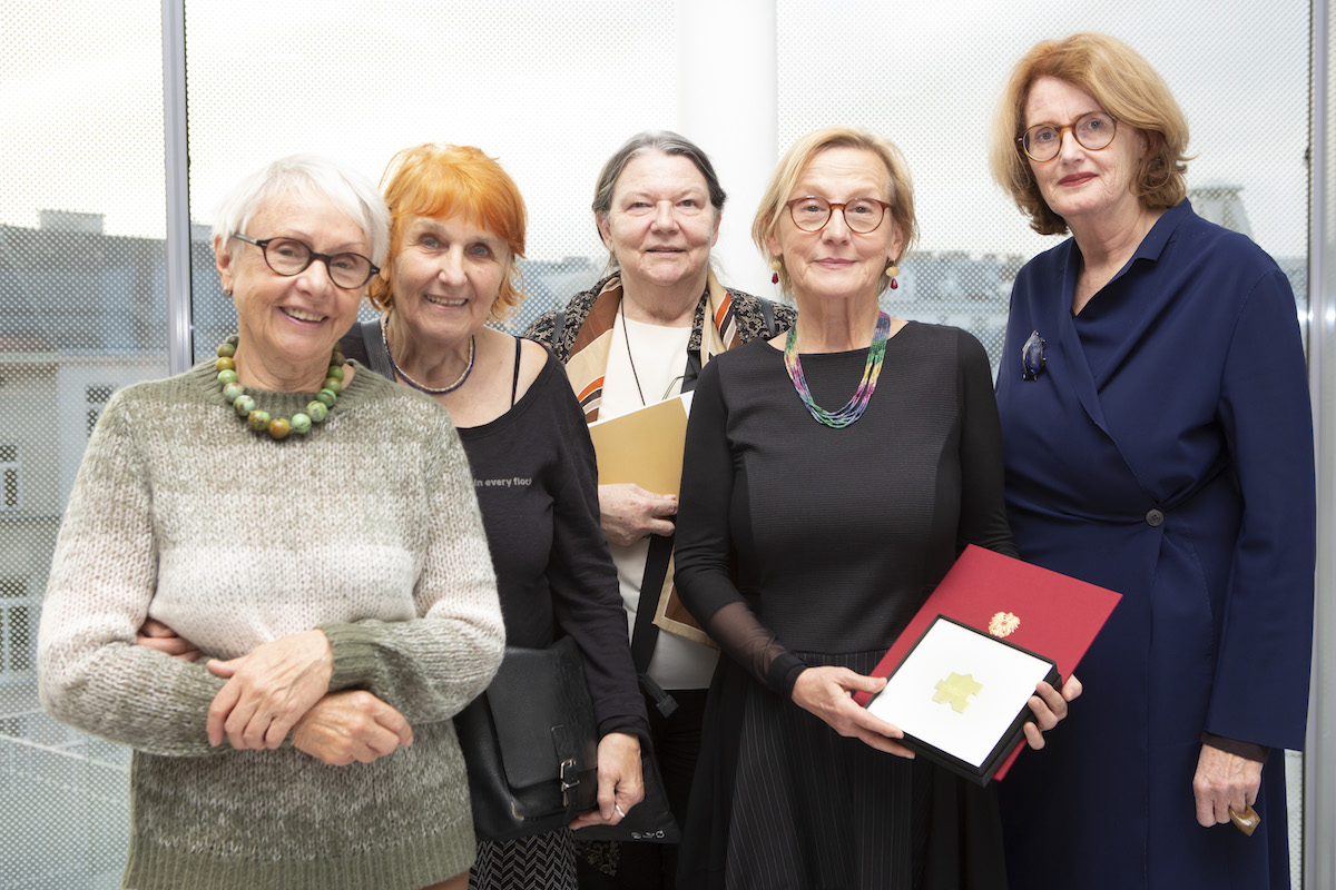 Brigitte Dorau, Lisa Maier, Maria Lautischer-Grubauer, Christine Zwingl, Renate Allmayer-Beck;  Foto: Bundesdenkmalamt, Bettina Neubauer-Pregl