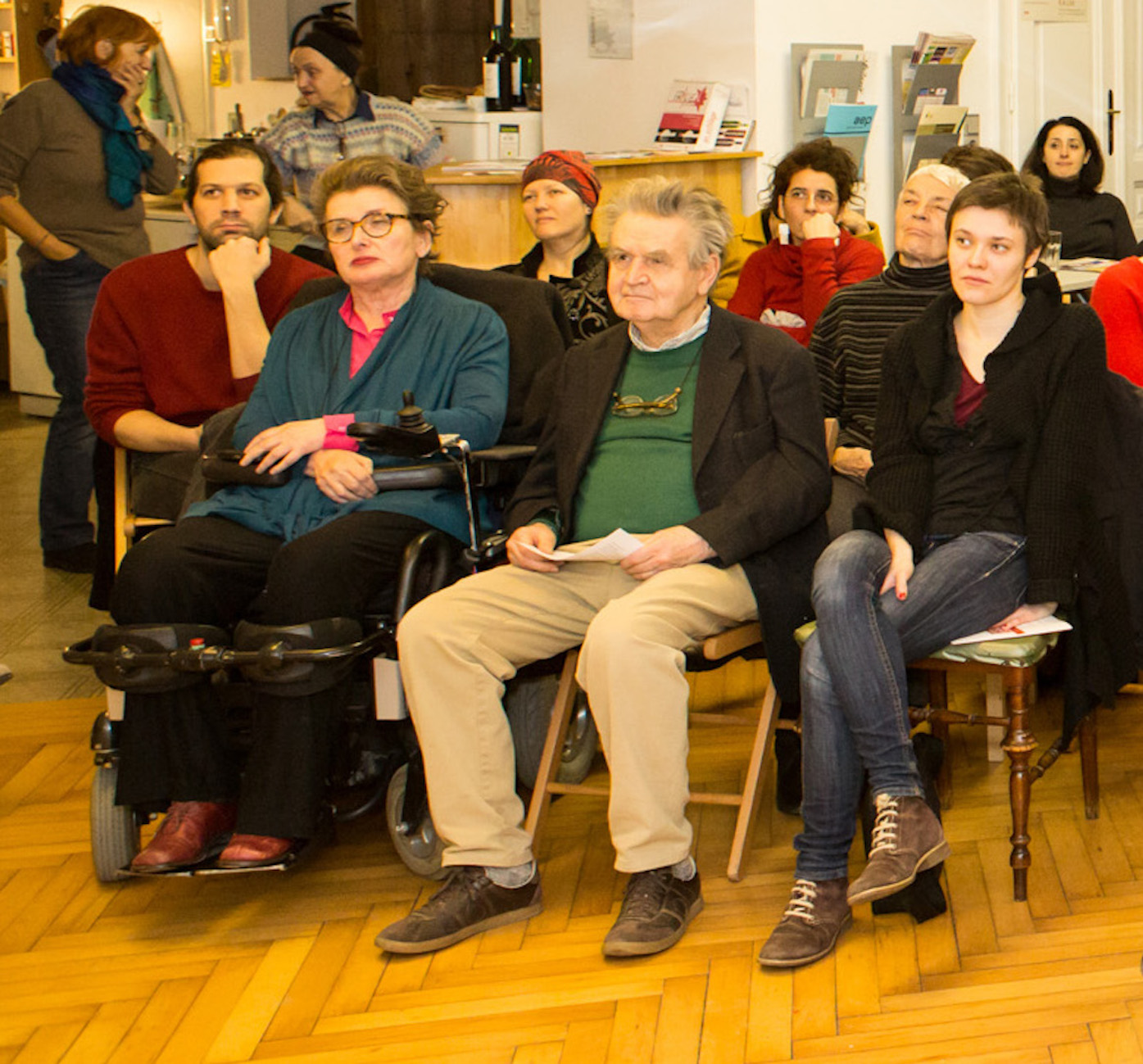 Margherita Spiluttini und Gunther Wawrik,  beim MSL Symposium am  29.1.2015. Foto: Bettina Frenzel
