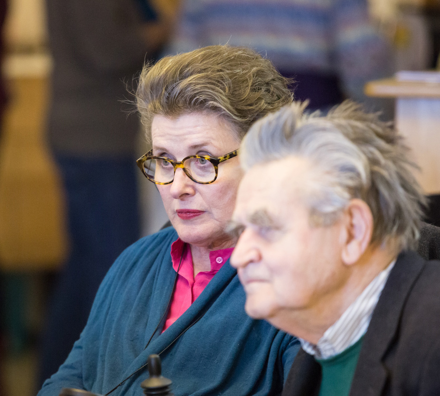 Margherita Spiluttini und Gunther Wawrik. Foto: Bettina Frenzel