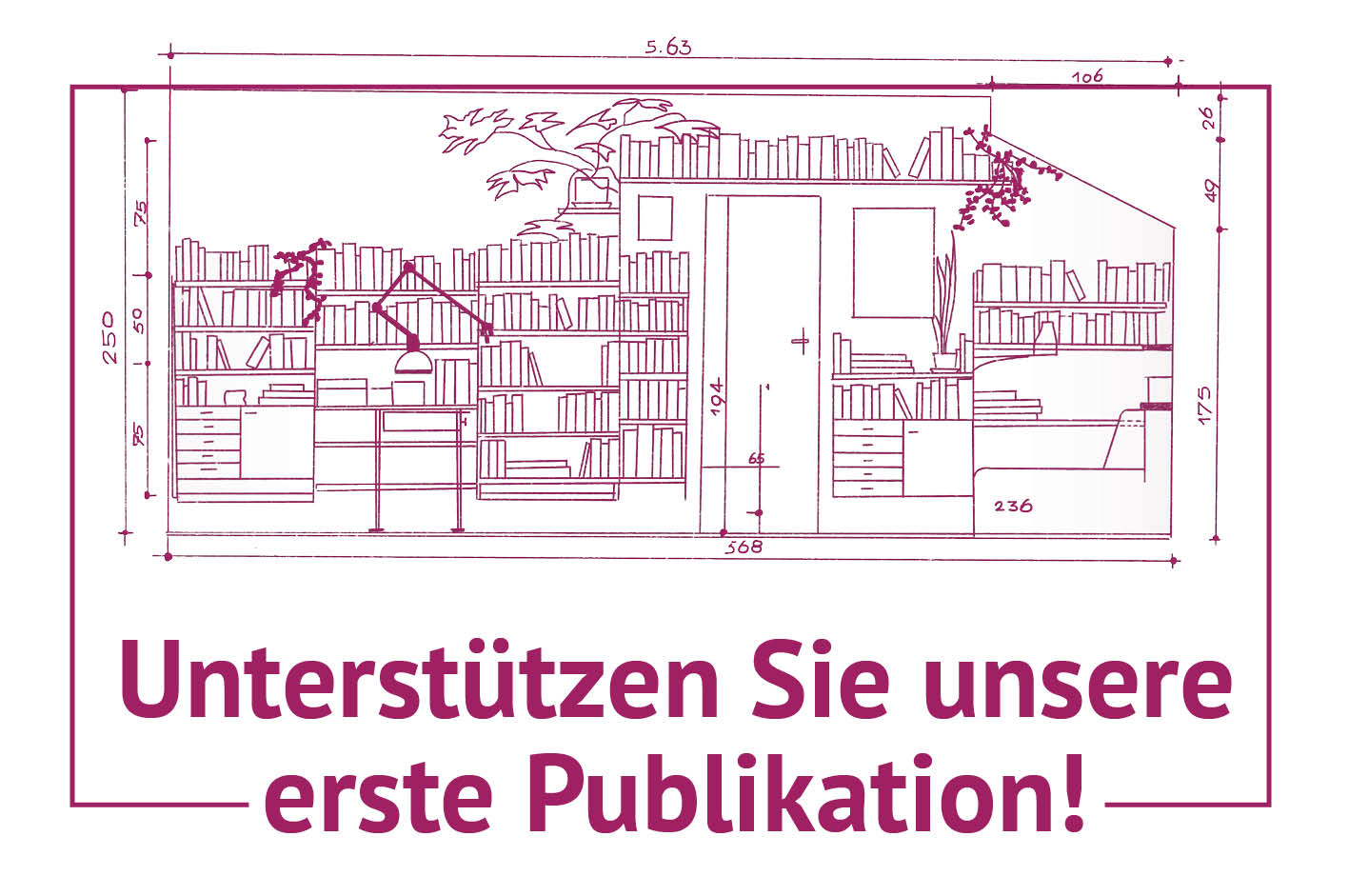 Grafik: Wandansicht Grafik: Arbeits- und Schlafzimmer Franzensgasse