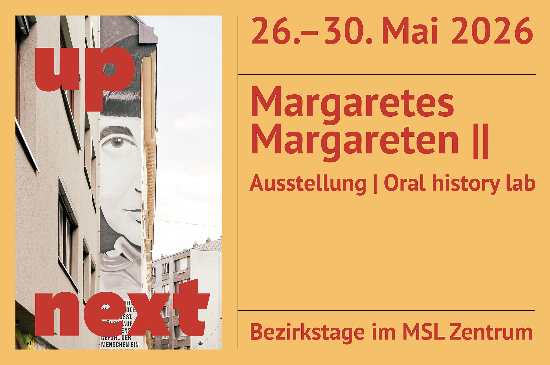 UP Next: Bezirkstage 2026Grafik: MSL Zentrum